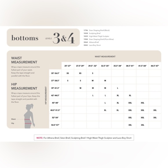 Ruby Ribbon | On the Waist Thigh Slimmer, in Black #3030 - Picture 3 of 5